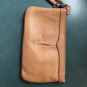 Dooney and Bourke beige wristlet
